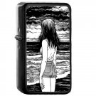 Junji Ito Uzumaki - Oil Windproof Flip Top Black Lighters Briquet Encendedor 347
