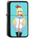 Kirisaki Chitoge Nisekoi - Oil Windproof Flip Top Black Lighters Briquet Encendedor 593