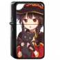 Megumin KonoSuba - Oil Windproof Flip Top Black Lighters Briquet Encendedor 479