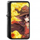 Megumin KonoSuba - Oil Windproof Flip Top Black Lighters Briquet Encendedor 481