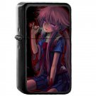 Mirai Nikki Japanese Japan Anime - Oil Windproof Flip Top Black Lighters Briquet Encendedor 335