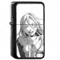 No Game No Life Shiro - Oil Windproof Flip Top Black Lighters Briquet Encendedor 571