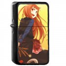 Ookami to Koushinryou - Oil Windproof Flip Top Black Lighters Briquet Encendedor 451