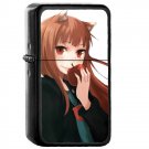 Ookami to Koushinryou - Oil Windproof Flip Top Black Lighters Briquet Encendedor 452