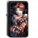 Revy Black Lagoon - Oil Windproof Flip Top Black Lighters Briquet Encendedor 553