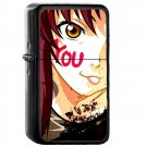 Revy Black Lagoon - Oil Windproof Flip Top Black Lighters Briquet Encendedor 554