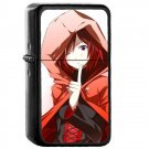 RWBY Ruby Rose - Oil Windproof Flip Top Black Lighters Briquet Encendedor 104