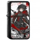 RWBY Ruby Rose - Oil Windproof Flip Top Black Lighters Briquet Encendedor 105