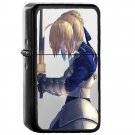 Saber Fate Stay Night - Oil Windproof Flip Top Black Lighters Briquet Encendedor 433