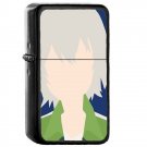 Saika Totsuka Oregairu - Oil Windproof Flip Top Black Lighters Briquet Encendedor 585