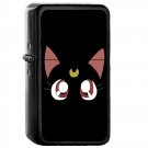 Sailor Moon Luna - Oil Windproof Flip Top Black Lighters Briquet Encendedor 160