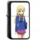 Shiina Mashiro - Oil Windproof Flip Top Black Lighters Briquet Encendedor 559
