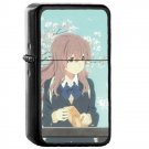 Shouko Nishimiya - 	Oil Windproof Flip Top Black Lighters Briquet Encendedor 260