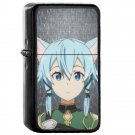 Sinon Sword Art Online SAO - Oil Windproof Flip Top Black Lighters Briquet Encendedor 369