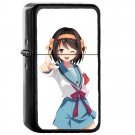 Suzumiya Haruhi no Yuuutsu - Oil Windproof Flip Top Black Lighters Briquet Encendedor 512