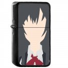 Yukinoshita Yukino Oregairu - Oil Windproof Flip Top Black Lighters Briquet Encendedor 584