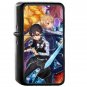 Alicization Sword Art Online SAO - Oil Windproof Flip Top Black Lighters Briquet Encendedor 370