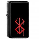 Berserk - 	Oil Windproof Flip Top Black Lighters Briquet Encendedor 209