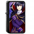 Code Geass Lamperouge Lelouch - Oil Windproof Flip Top Black Lighters Briquet Encendedor 350