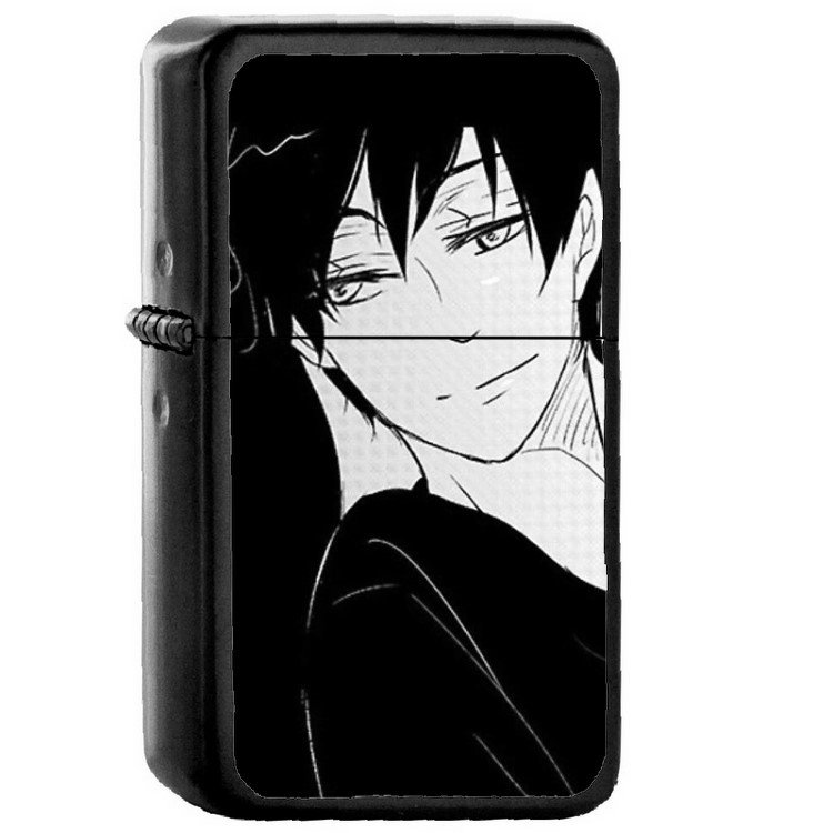 Durarara Orihara Izaya - Oil Windproof Flip Top Black Lighters Briquet Encendedor 457