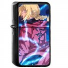 Edward Elric Fullmetal Alchemist - Oil Windproof Flip Top Black Lighters Briquet Encendedor 381