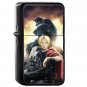 Elric Edward - Oil Windproof Flip Top Black Lighters Briquet Encendedor 359