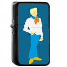 Fred Jones - Oil Windproof Flip Top Black Lighters Briquet Encendedor 185