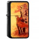 Fullmetal Alchemist - Oil Windproof Flip Top Black Lighters Briquet Encendedor 212