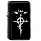 Fullmetal Alchemist - Oil Windproof Flip Top Black Lighters Briquet Encendedor 213