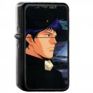 Ginga Eiyuu Densetsu - 	Oil Windproof Flip Top Black Lighters Briquet Encendedor 247