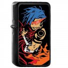 Gurren Lagann Kamina - Oil Windproof Flip Top Black Lighters Briquet Encendedor 418