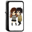 Horimiya Hori Kyouko Miyamura Izumi - 	Oil Windproof Flip Top Black Lighters Briquet Encendedor 277