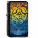 Hylian LoZ Legend of Zelda - Oil Windproof Flip Top Black Lighters Briquet Encendedor 123