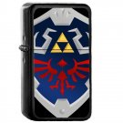 Hylian LoZ Legend of Zelda - Oil Windproof Flip Top Black Lighters Briquet Encendedor 124