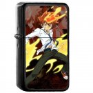 Katekyo Hitman Reborn - Oil Windproof Flip Top Black Lighters Briquet Encendedor 327
