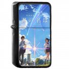 Kimi no Na wa - 	Oil Windproof Flip Top Black Lighters Briquet Encendedor 244