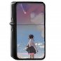 Kimi no Na wa Mitsuha - 	Oil Windproof Flip Top Black Lighters Briquet Encendedor 243