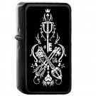 Kingdom Hearts - Oil Windproof Flip Top Black Lighters Briquet Encendedor 74