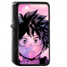 Midoriya Izuku Boku no Hero Academia - Oil Windproof Flip Top Black Lighters Briquet Encendedor 496