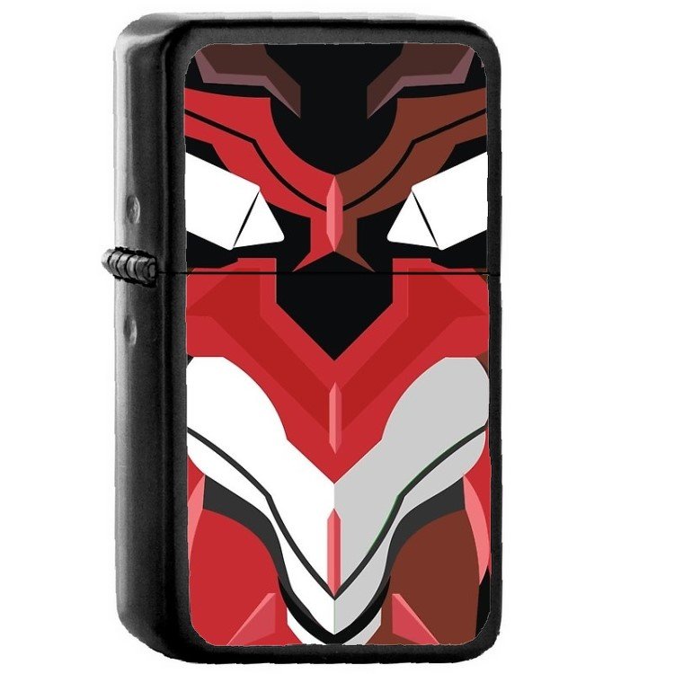 Neon Genesis Evangelion - Oil Windproof Flip Top Black Lighters Briquet Encendedor 517