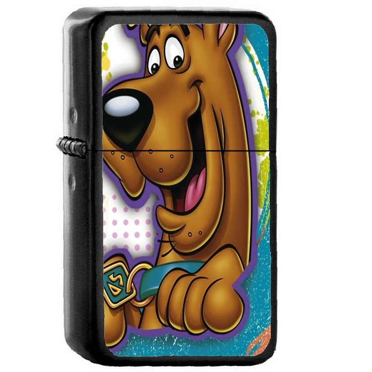 Scooby Doo - Oil Windproof Flip Top Black Lighters Briquet Encendedor 181