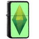Sim City - Oil Windproof Flip Top Black Lighters Briquet Encendedor 72