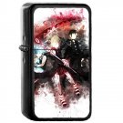 Soul Eater - 	Oil Windproof Flip Top Black Lighters Briquet Encendedor 293