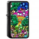 Yoshis Island - Oil Windproof Flip Top Black Lighters Briquet Encendedor 153