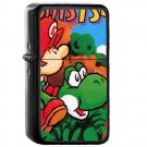 Yoshis Island - Oil Windproof Flip Top Black Lighters Briquet Encendedor 154
