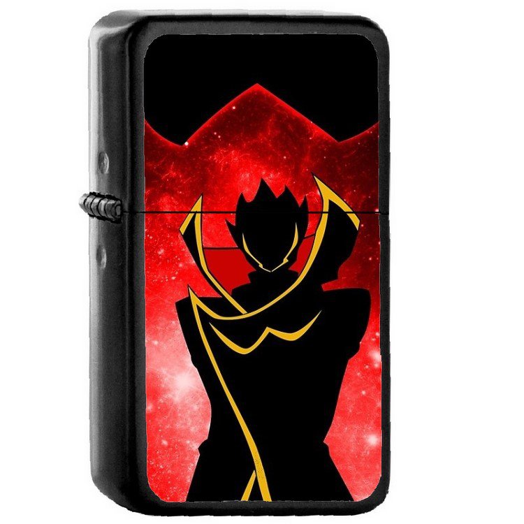 Zero Sunset Code Geass - Oil Windproof Flip Top Black Lighters Briquet Encendedor 349
