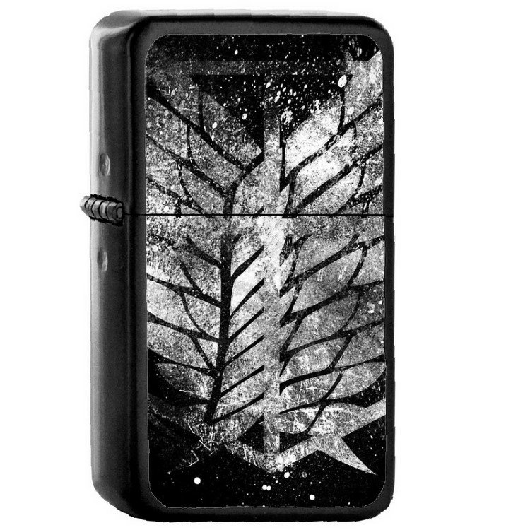 Ackerman Mikasa Attack on Titan - Oil Windproof Flip Top Black Lighters Briquet Encendedor 390