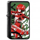 Ackerman Mikasa Attack on Titan - Oil Windproof Flip Top Black Lighters Briquet Encendedor 392