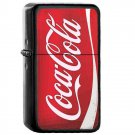 Coca Cola - Oil Windproof Flip Top Black Lighters Briquet Encendedor 64