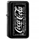 Coca Cola Retro - Oil Windproof Flip Top Black Lighters Briquet Encendedor 68
